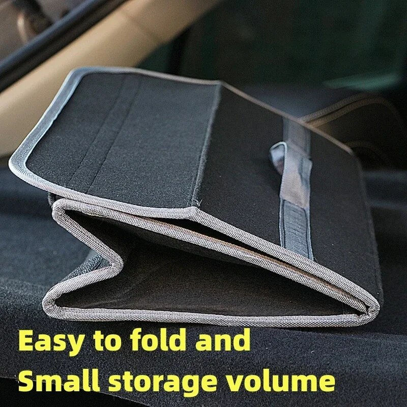 Thumbnail: Large Anti Slip Compartment Boot Storage Organizer Tool Car Storage Bag Car Trun