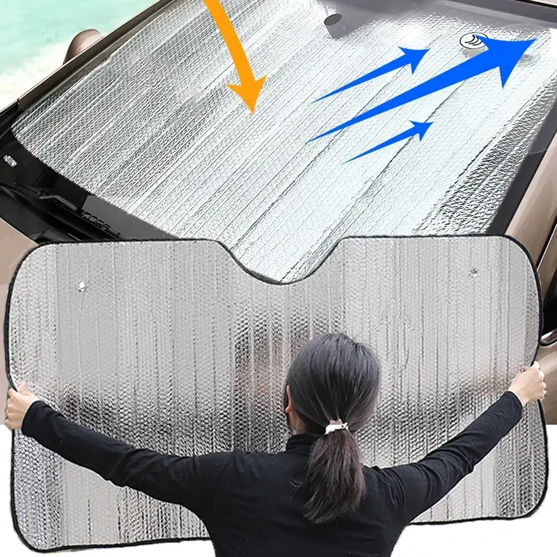Retractable Car Front Window Sunshade UV Protection Shade Sun Protector Windshie