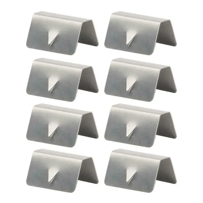 Thumbnail: Universal Wind Rain Deflector Channel New Metal Retaining Clips Stainless Steel