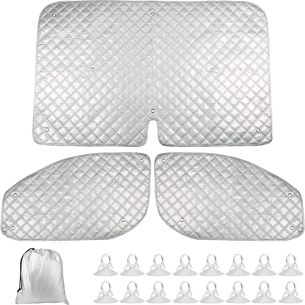 Thumbnail: Can Sunshades for Ford Transit Custom MK8 2012-2022 Internal Thermal Blinds Wind