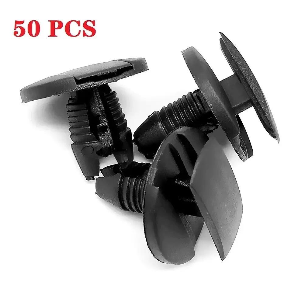 Thumbnail: 50Pcs Auto Fastener Clip For Peugeot Citroen Bumper Rivet Fender Fixed Clamp Bla