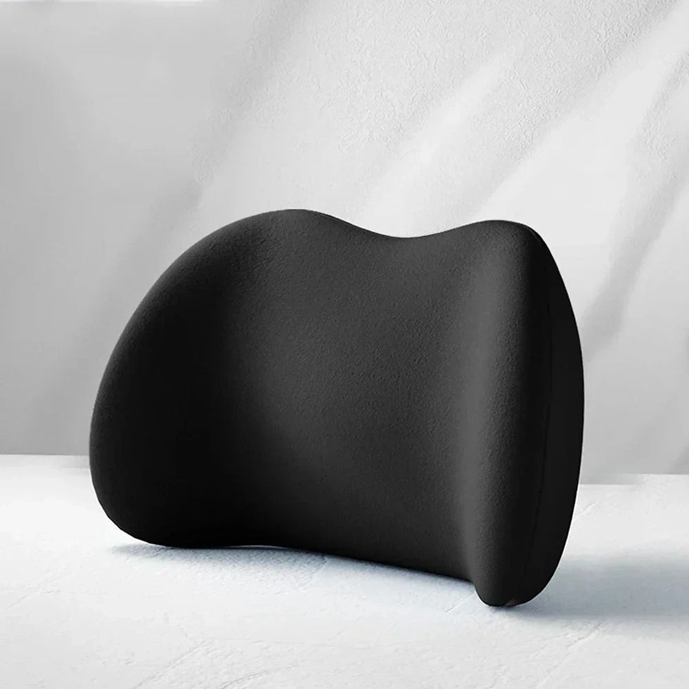 Thumbnail: Car Neck Pillow Protector Memory Foam Auto Seat Headrest Pillow Soft Waist Cushi