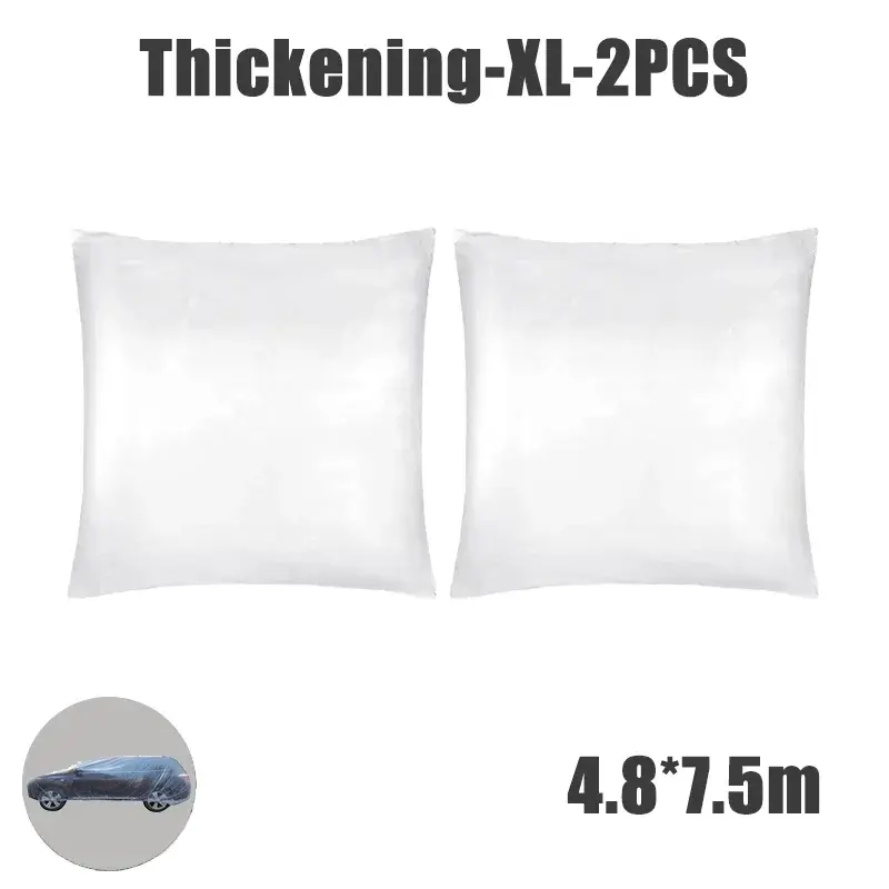 Thumbnail: Disposable Transparent Car Clothing Cover Dustproof Rainproof Transparent Paint