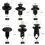 Thumbnail: 6 Size 60Pcs Auto Fastener Clips For bmw serie 3 opel vivaro toyota avensis t25