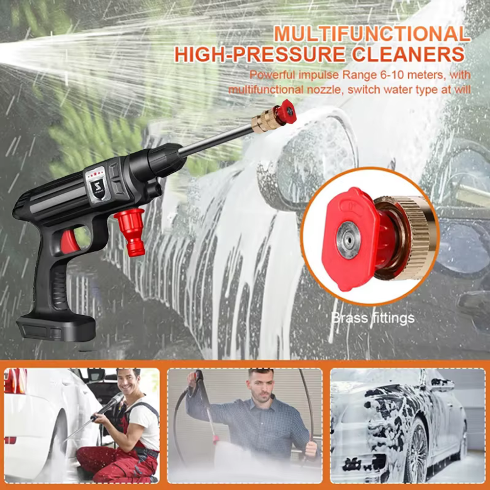 Car High Pressure Washer Cordless Rechargeable Foam Generator Household Garden T