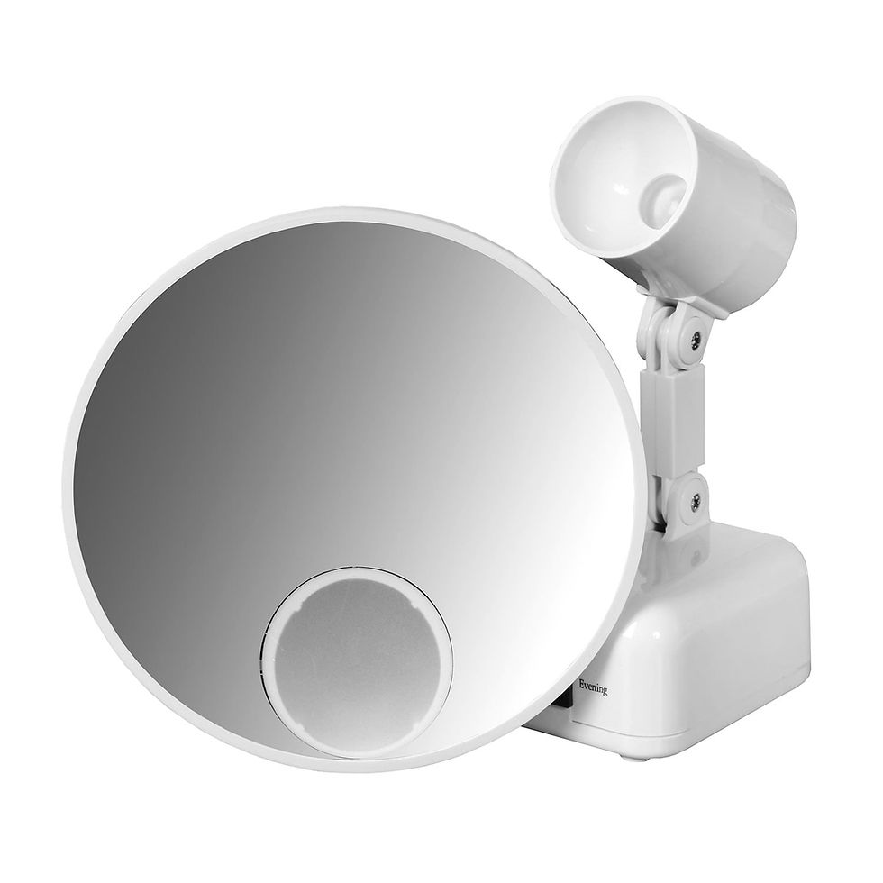 Thumbnail: Floxite 15X Supervision Magnifying Mirror Light Dove White LED Lightning