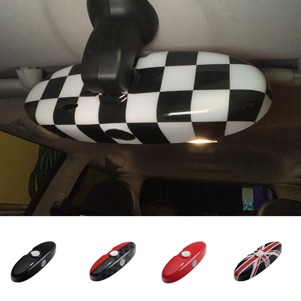 Car Interior Rear View Mirror Cover For MINI Cooper JCW S One Clubman R55 R56 R5