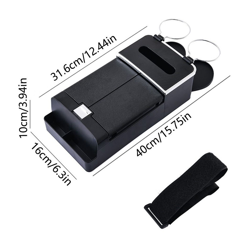 Thumbnail: Universal Car Armrest Storage Box Comfortable Center Console Armrest Cushion Non
