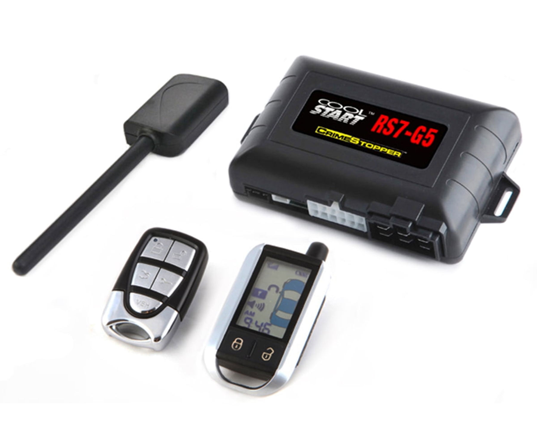 Crimestopper 2 Way, Remote Start and Keyless Entry System with Trunk Releas..