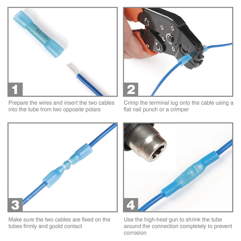Thumbnail: EverStart 24-Piece Heat Shrink Splice Connectors Kit,Red, Yellow, Blue, UL,..