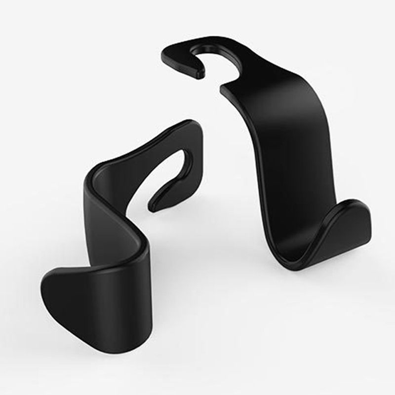 Thumbnail: Universal Car Seat Back Hook Headrest Hanger for Bag Pouch Clothes Hanging Hooks