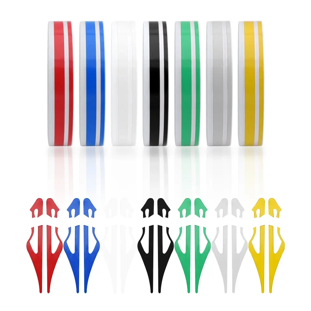 1 Roll 7 Colors Car Body Decal Vinyl Sticker Striping Double Line Tape Car Decor