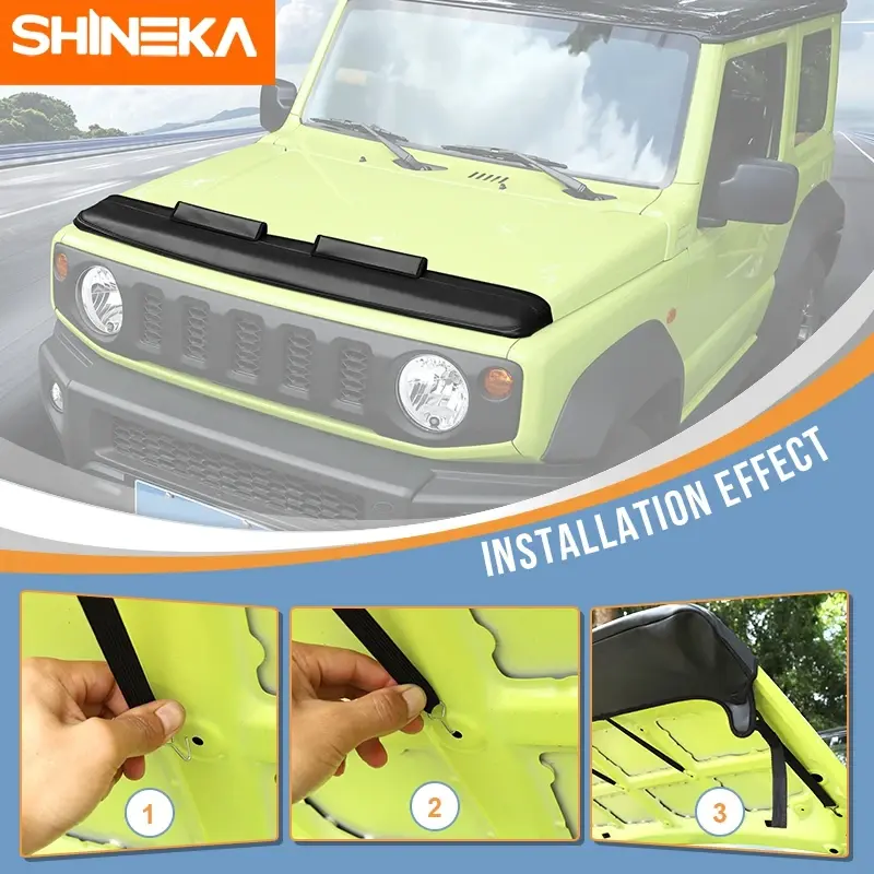 Thumbnail: SHINEKA Car Engine Hood Protection Cover For Suzuki Jimny 2019 2020 2021 2022 20
