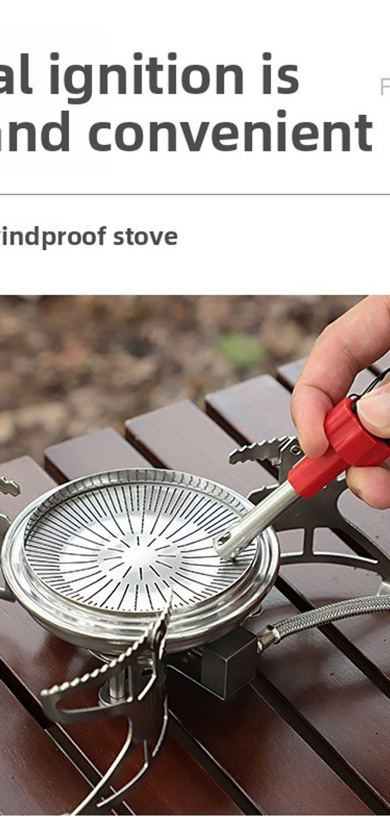 Outdoor field stove Folding cassette stove Gas stove Camping fire Outdoor barbec