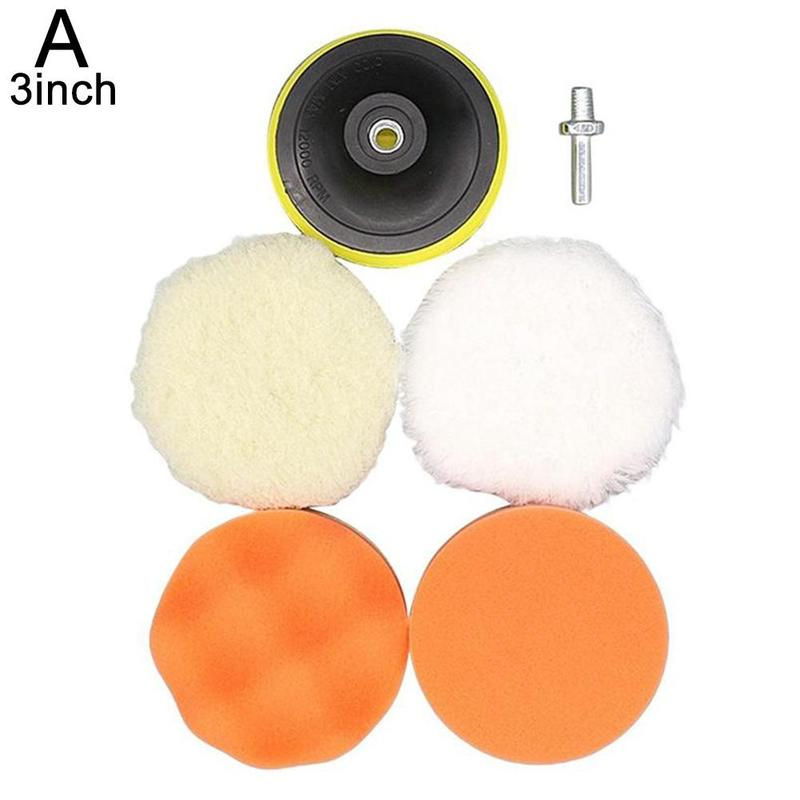 Thumbnail: Car Polish Pad 3/4inch For M10/M14 Soft Wool Machine Waxing Polisher Car Body Po
