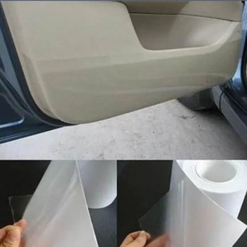 Thumbnail: Car Rhino Skin Protective Film Car Bumper Hood Paint Protection Film Vinyl Clear