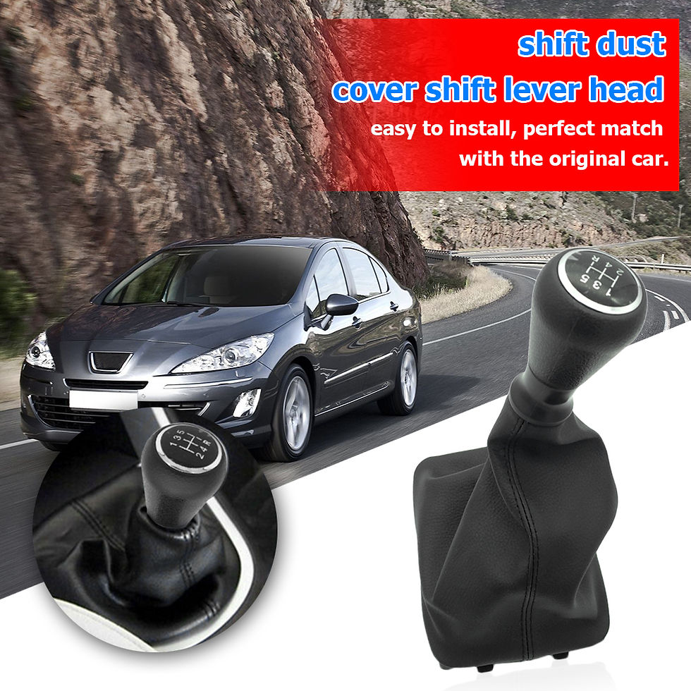 Thumbnail: For Peugeot 206 207 307 Citroen C3/C4/C5 5 Speed Gear Shift Knob Shifter Lever S