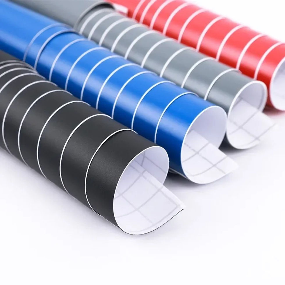 Thumbnail: Matte Car Vinyl Film Self-adhesive Auto Motorcycle Body Wrap Stickers Matt Black