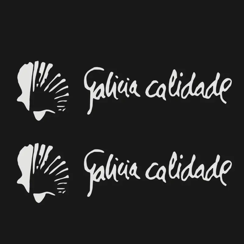 Thumbnail: 2xPersonalized Stickers Sticker Galicia Calidade Car and Motorcycle Body Exterio