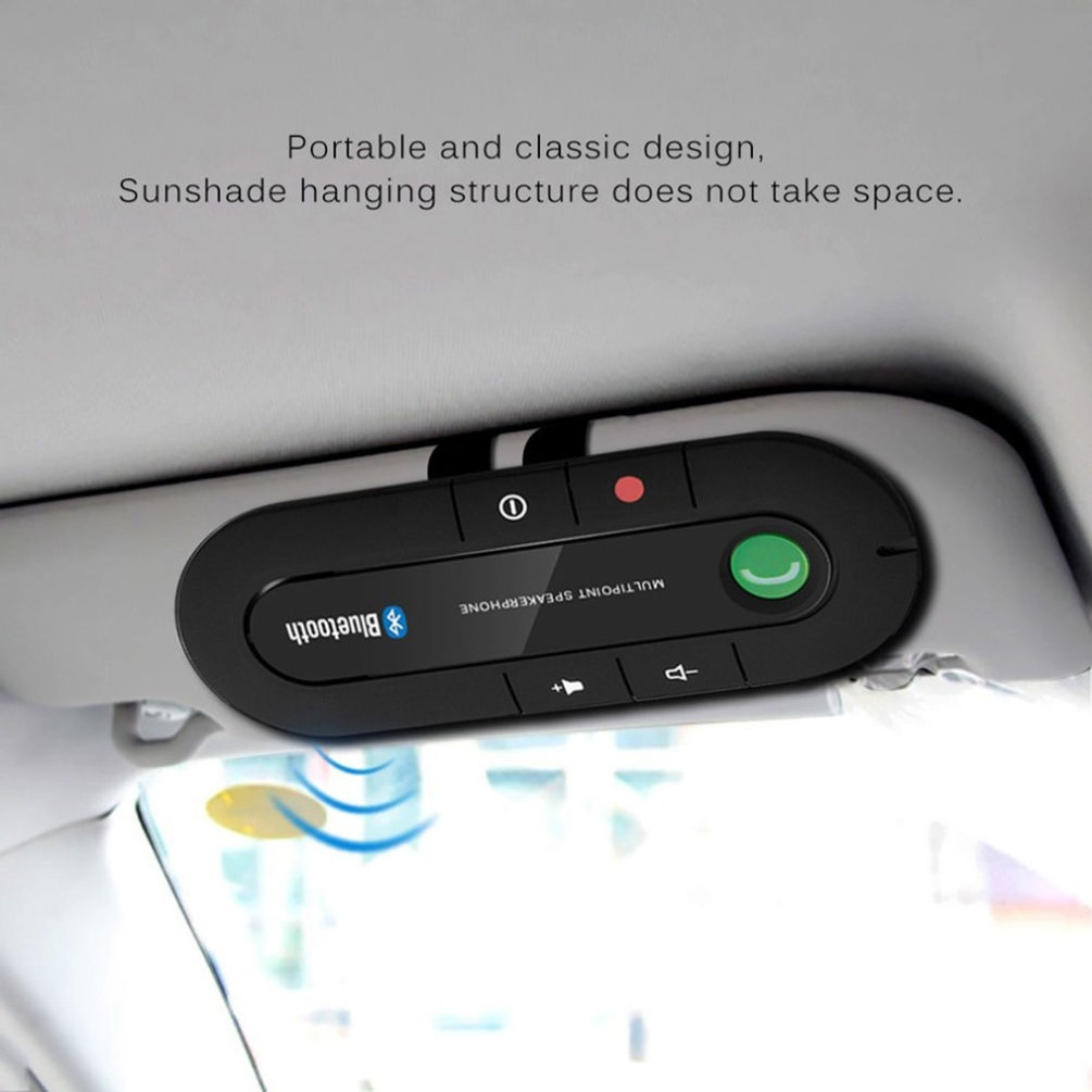 USB Bluetooth Handsfree Car Kit Wireless Bluetooth Speaker Phone MP3 Music Playe