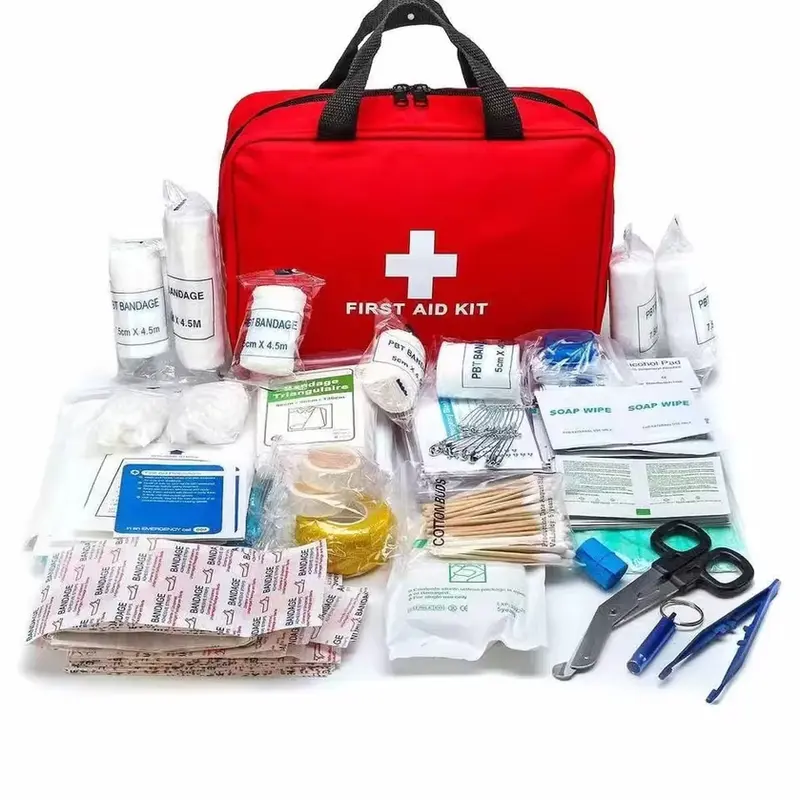 First Aid Kit, Multi-purpose Emergency Medical Supplies Portable Medical Bag, Fo