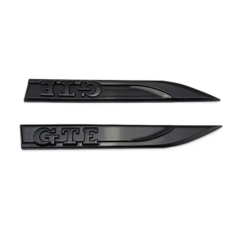 3D Adhesive Auto Body Kits Door Fender Knife GTE Logo Badge Emblem Car Sticker F