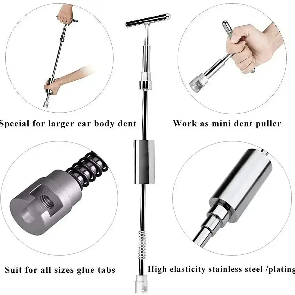 Thumbnail: Car Dent Puller Repair T Dent Tool Auto Body Paintless Body Part Mechanical Shee