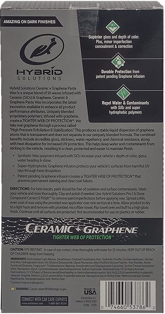Thumbnail: Turtle Wax Hybrid Solutions Ceramic +Graphene Paste Wax (5.5 oz)