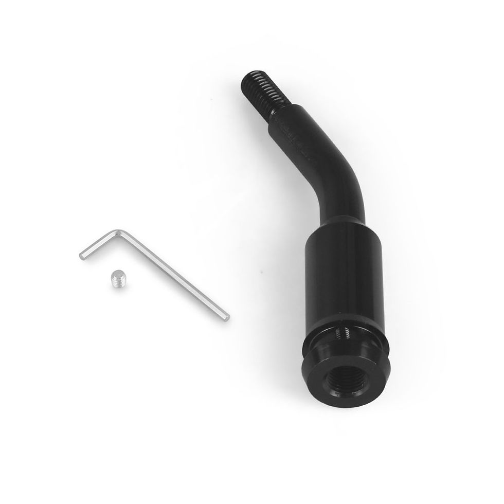Thumbnail: M10*1.5 Gear Shift Shifter Stick Lever 13CM Bent Extension Short shifter Interna