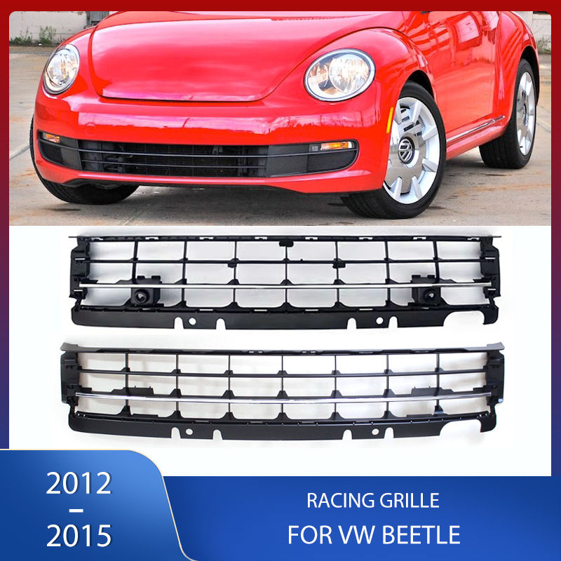 Car Front Bumper Grille Racing Grill Cover Trim For Volkswagen VW Beetle 2012 20