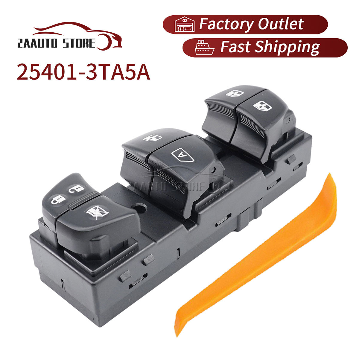 25401-3TA5A For Nissan Sentra Leaf Juke Qashqai Pathfinder Driver Side Window Co