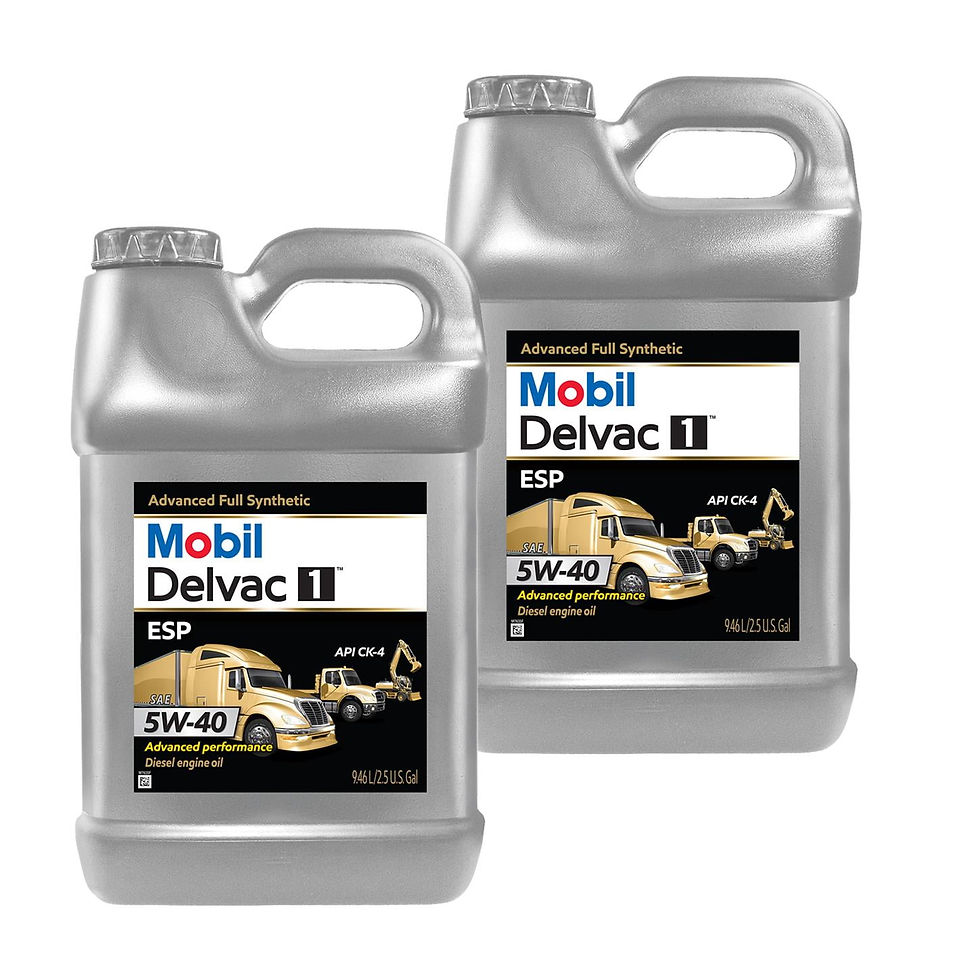 Mobil 1 125419 Delvac 1 ESP Motor Oil, 5W-40, 2.5 Gallon Box/2
