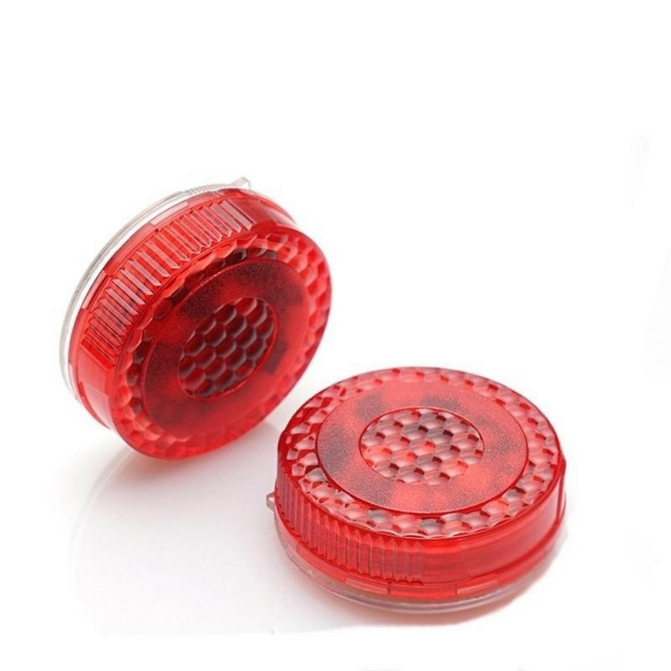 Thumbnail: 2PCS Car Door Light Warning Light Anti Collision Flash Red Wireless Alarm Lamp S