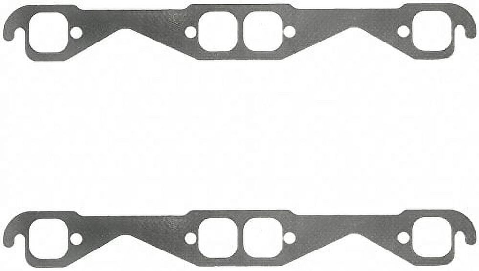 Thumbnail: Fel-Pro MS94054 Exhaust Manifold Gasket - 1.480 x 1.540 - Steel Core Lamina..