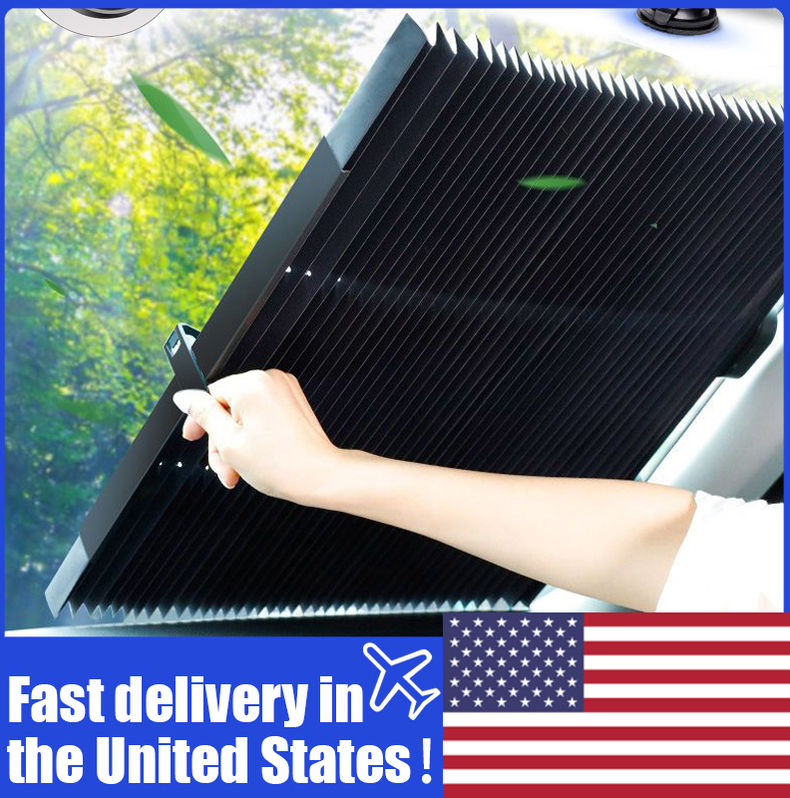 Universal Car Front Rear Window Sunshades Windshield Curtains for Sun Visor Car