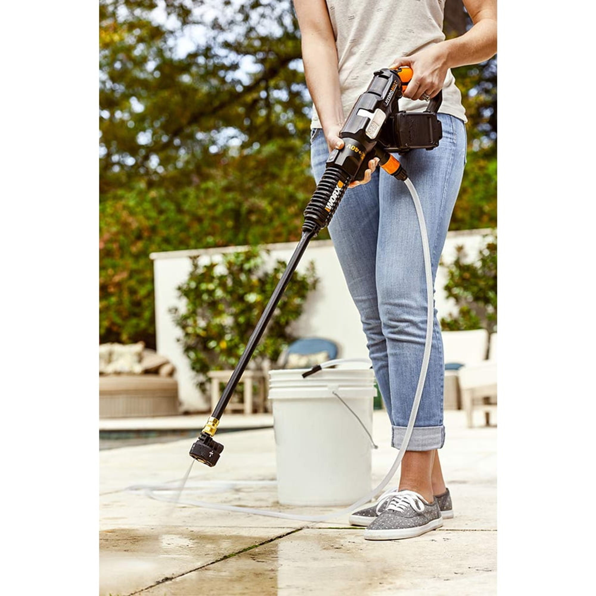 Worx WG644 Hydroshot 20V Cordless Power Washer Pressure Cleaner with Batter..