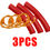 Thumbnail: 3pcs Car Wheel Guard Rim Protectors Motorcycle Tire Changing Steel Ring Protecti