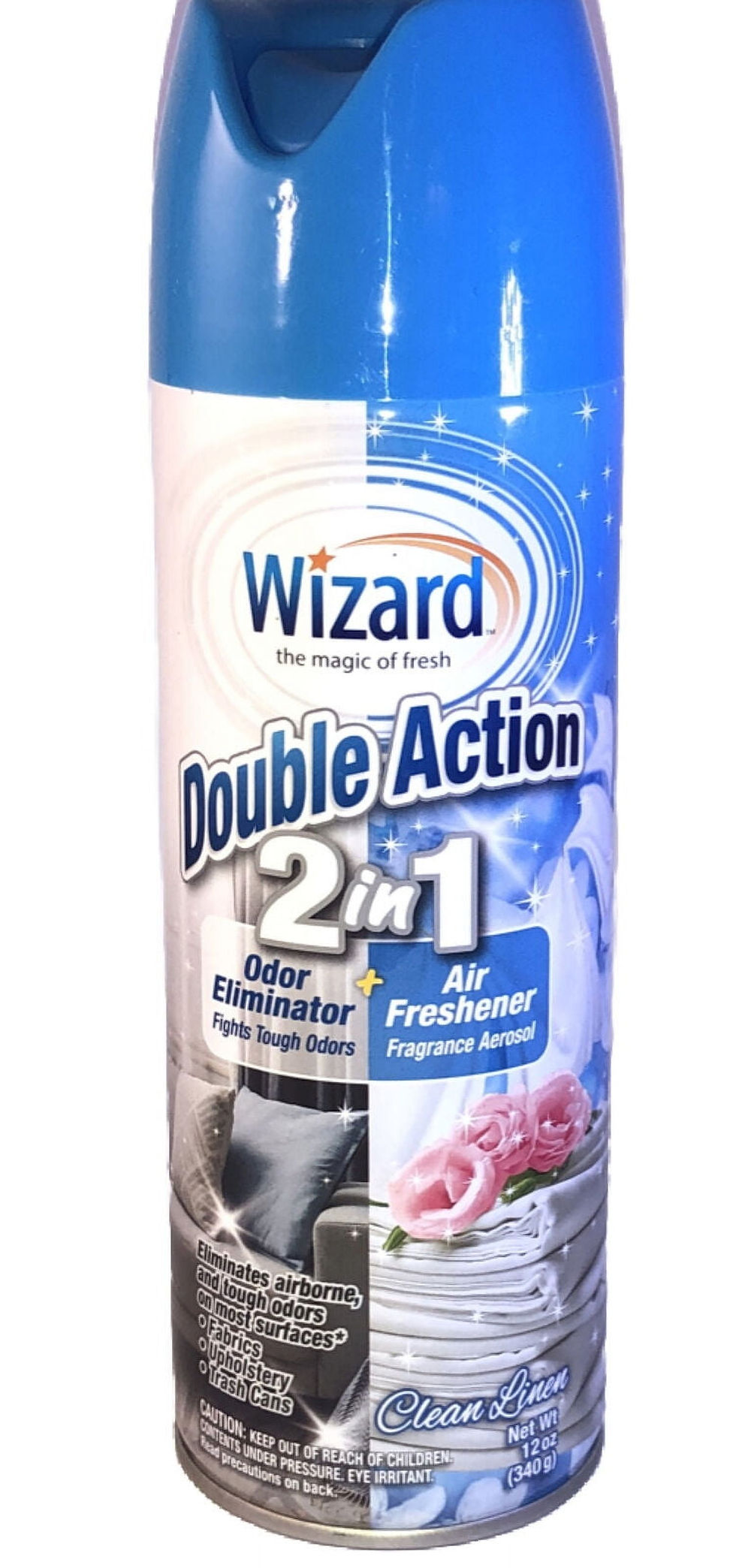 Thumbnail: 3 Pack Wizard Double Action 2 in 1 Odor Eliminator and Air Freshener Clean ..