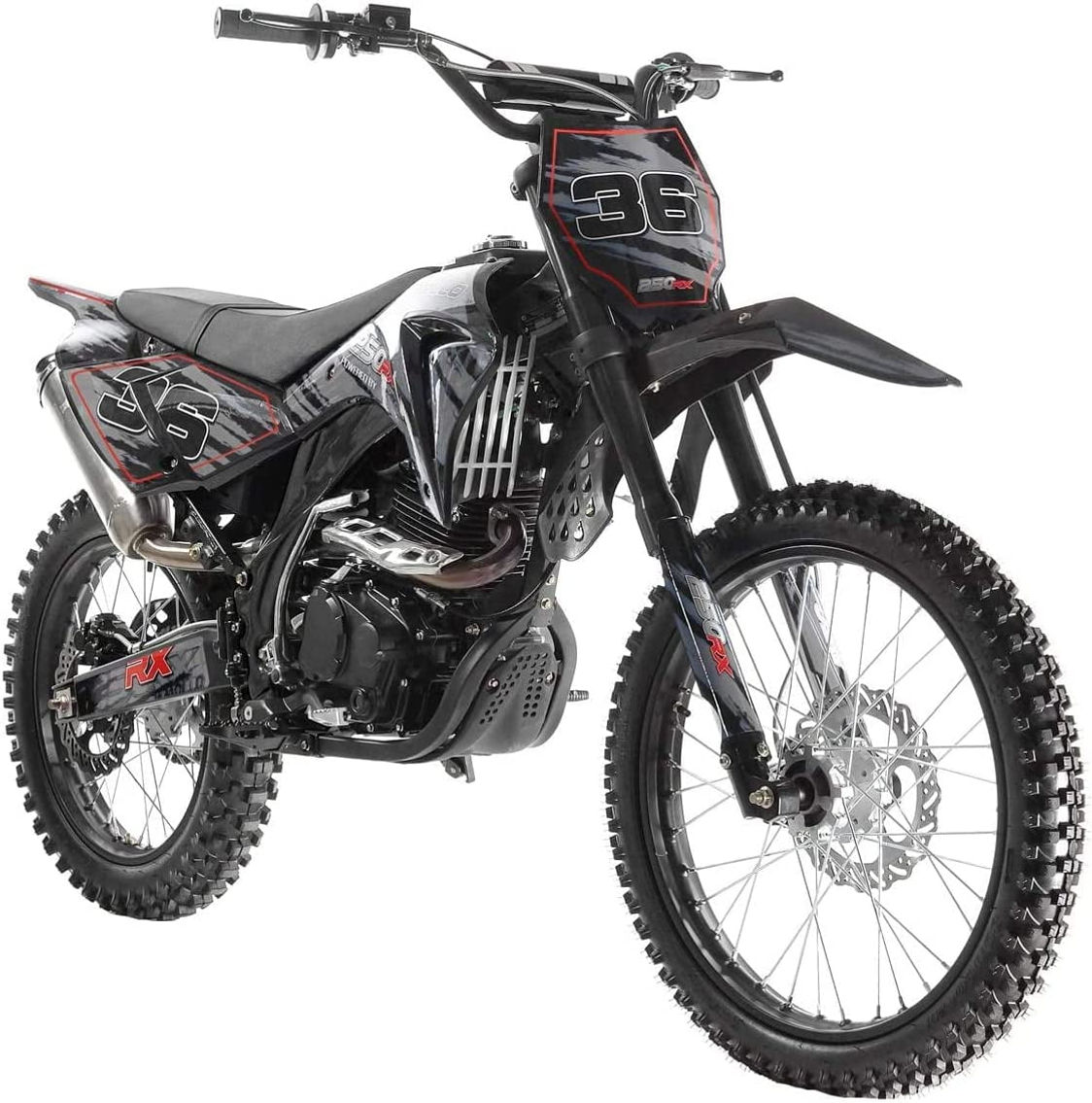 NEW Apollo AGB 36 Adults Youth 250cc DB36 Dirt Bike Pit Bike Gas Dirt Bike ..