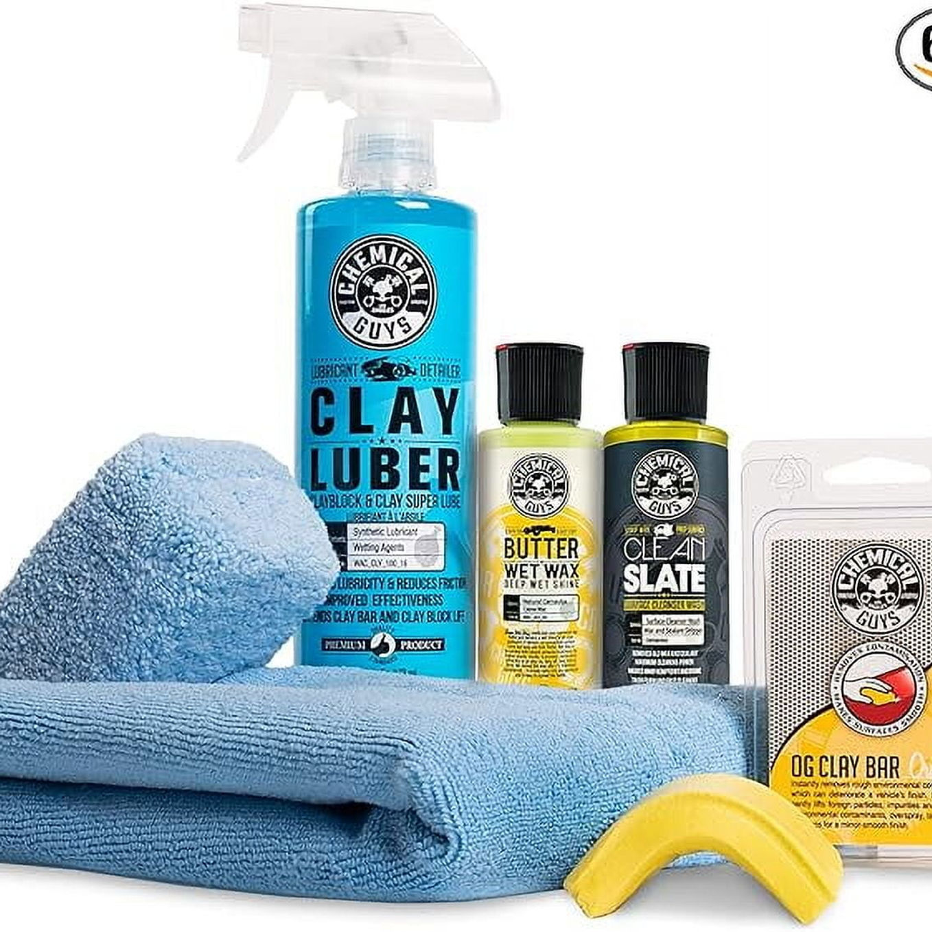 Chemical Guys CLY700 Complete Clay System with OG Clay Bar (Light/Medium Du..