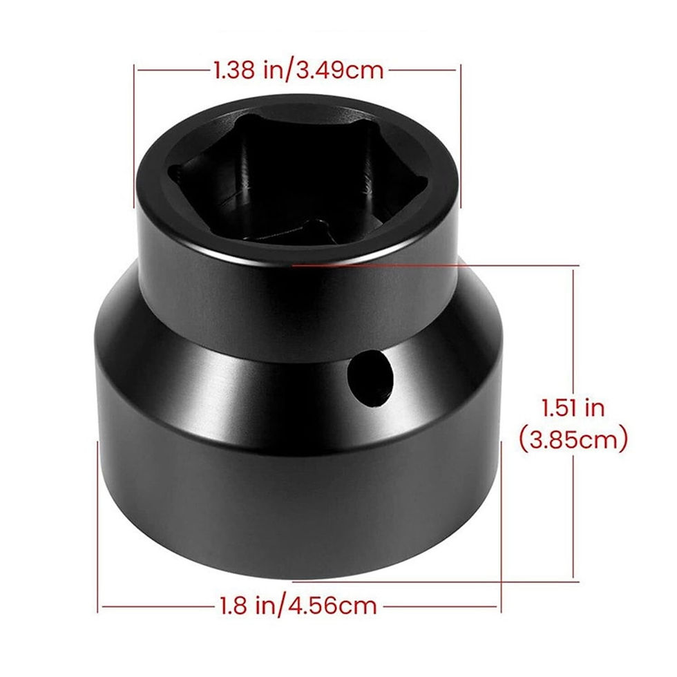 Thumbnail: MOMOJIA 24mm/36mm Fuels Filter Socket Oil Filter Wrench for 6.0L/6.4L