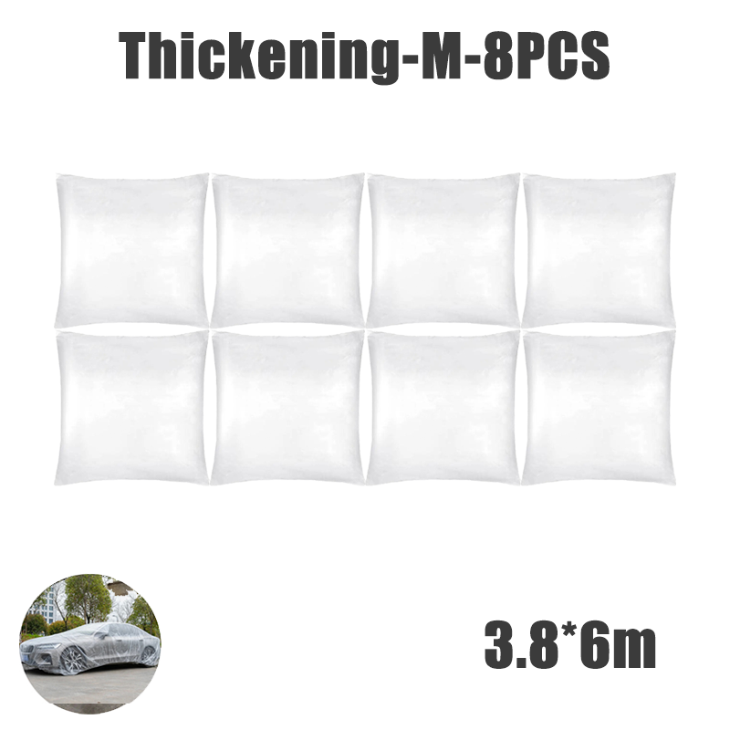 Thumbnail: Disposable Transparent Car Clothing Cover Dustproof Rainproof Transparent Paint