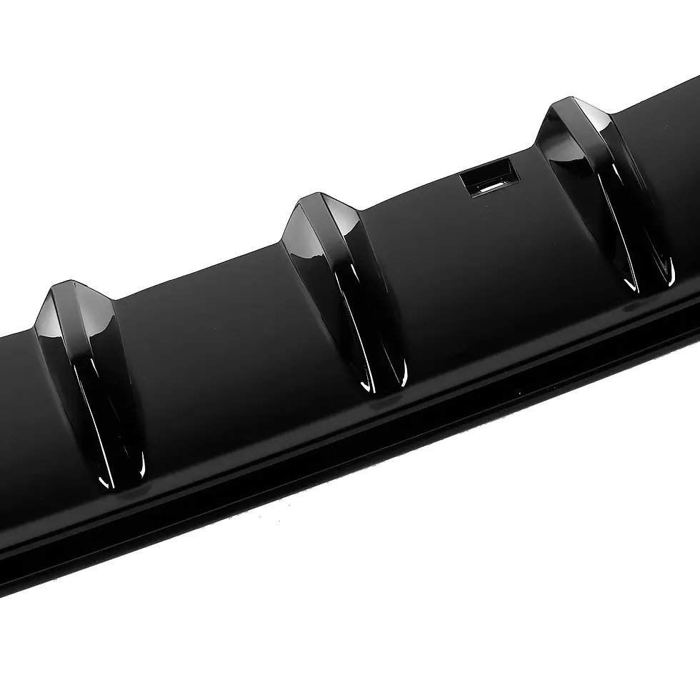 Thumbnail: Gloss Black for TCR Rear Bumper Diffuser Valance Kit for Volks MK7.5 Facelift 20