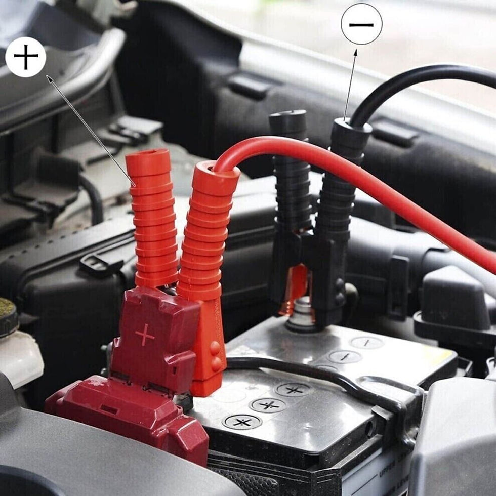 Thumbnail: EXERAUO Jumper Cables for Car,13Ft 2000A Jumper Cables Heavy Duty,High Peak..