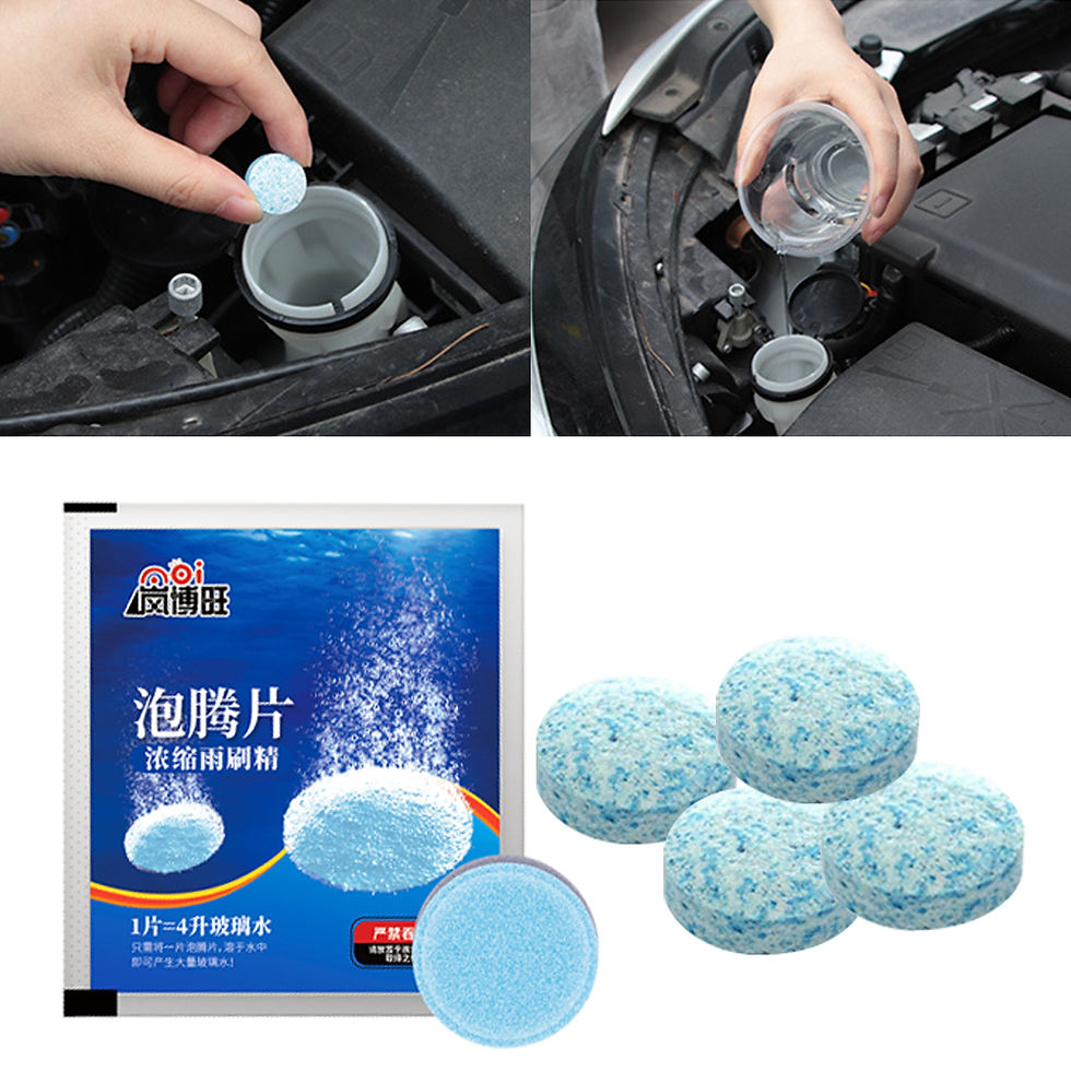 Thumbnail: Auto Wiper Glass Solid Cleaning Car Windscreen Wiper Solid Cleaner Effervescent