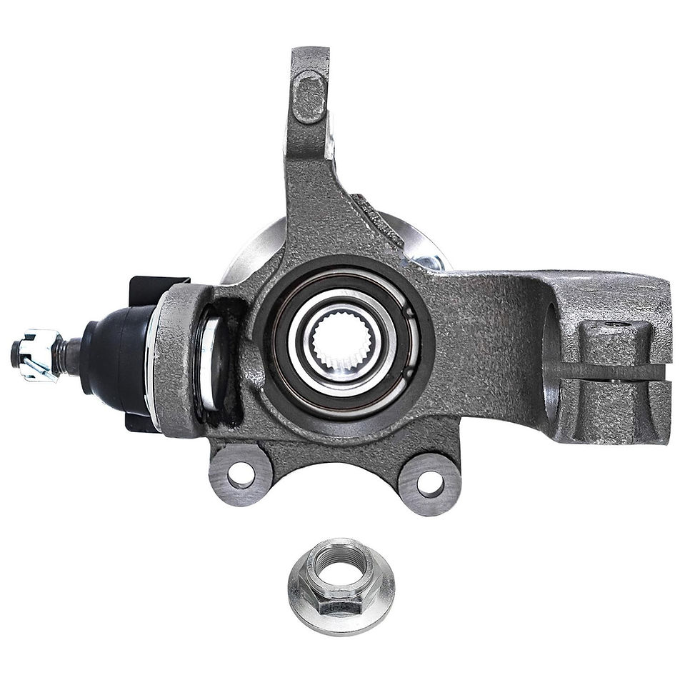 Thumbnail: Detroit Axle - Front Steering Knuckles & Wheel Hub Bearings Replacement for..