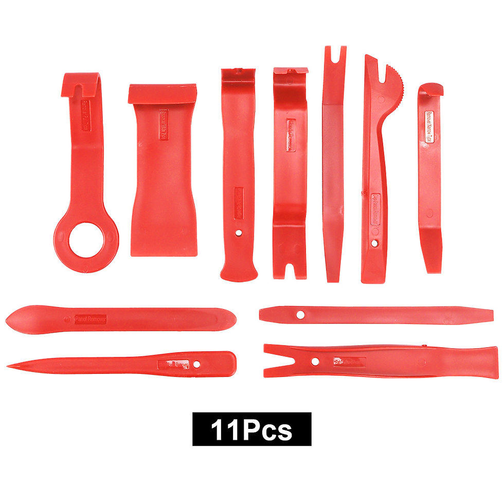 Thumbnail: Car Interior Removal Kit - Easy To Pry Fasteners -Non-Scratch Remove Door Clips