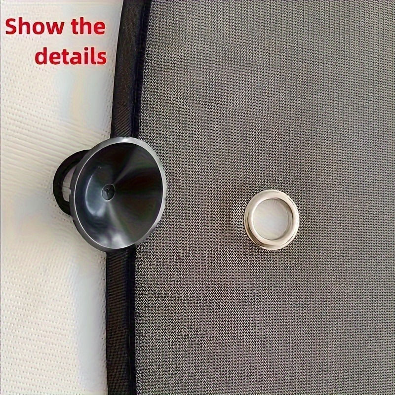 Thumbnail: 2pcs Car Sunshade Covers Cover Universal Windscreen Folding Visor Reflector Wind