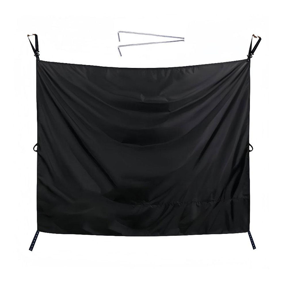 Thumbnail: Car Rear Door Curtain Universal Car Divider Curtain Accessories Oxford Cloth Bla