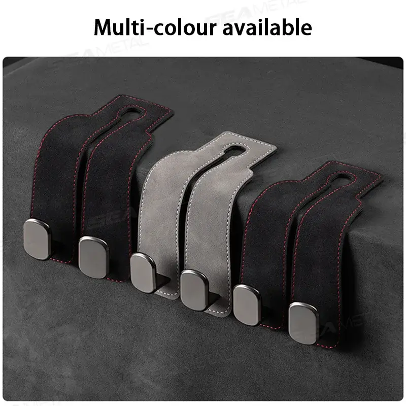 Thumbnail: SEAMETAL Car Seat Headrest Hook Multi-use Auto Back Seat Storage Organizer Hange